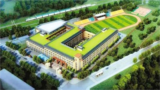 西安市蓮湖區第二學校項目耐磨地面